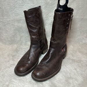 Women's Brown Leather Boots